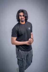 Men's Textured Crew-Neck T-Shirt - Black