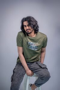 Lacoste Textured Graphic T-Shirt for Men - Olive Green