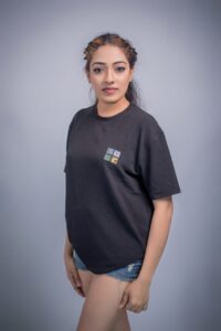Graphic T-Shirt for Women - Black